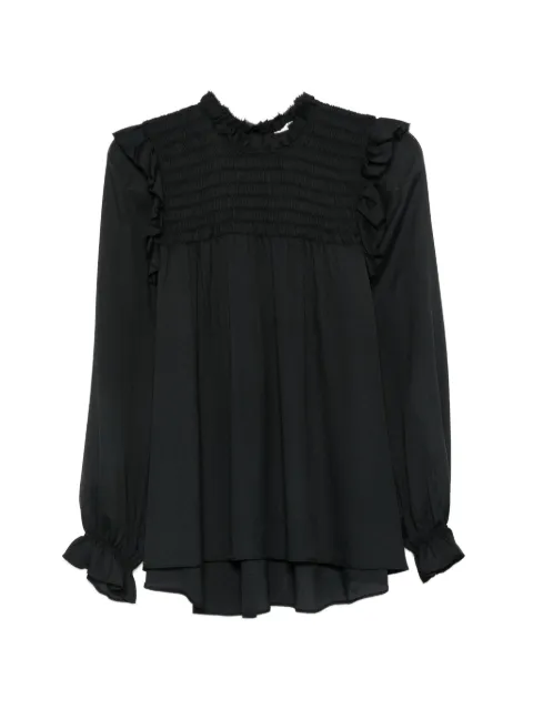 Forte Forte ruffled blouse Black 15084MYSHIRT