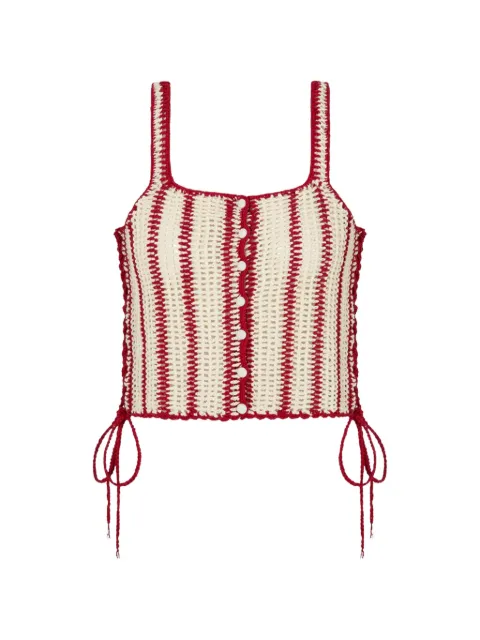 All That Remains Suki crochet-knit top Neutrals ATRSS26001REDCREAM