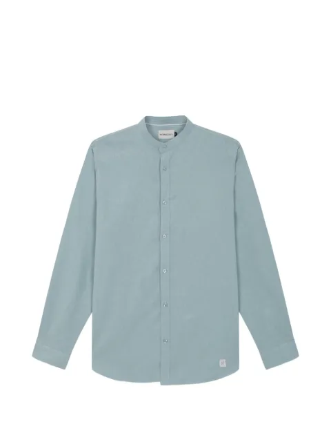 NOWADAYS grandad-collar shirt Green NAM0108D3