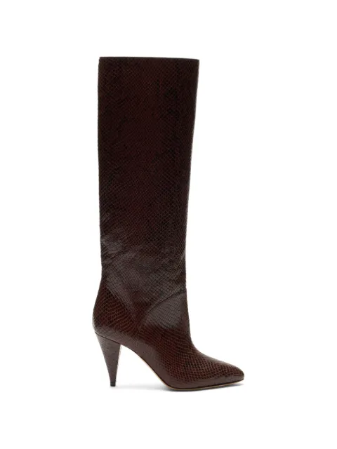Casadei Venus Basilisco python-print boots Brown 1S410C0801BASIL