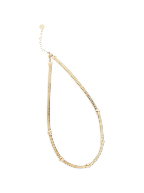 LIU JO heart-motif snake-chain necklace Gold LJ3189