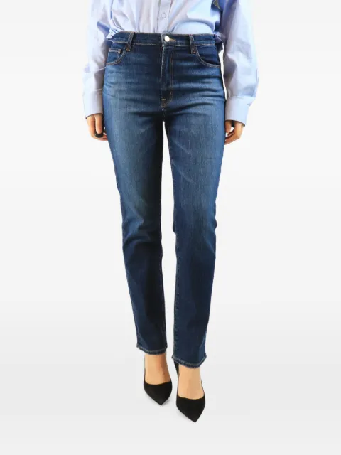 J Brand Teagan high-waisted skinny jeans Blue BLUETEAGANHIGHRISESKINNYJEANS