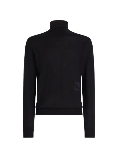 Dolce & Gabbana cashmere turtleneck Blue GXW05TJBW1W