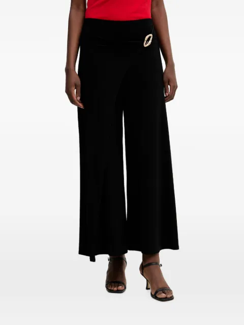 Joseph Ribkoff buckle-detail cropped trousers Black 262150