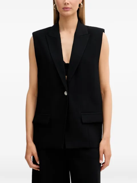 VICOLO single-breasted waistcoat Black TAB0036