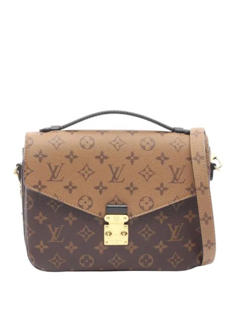Louis Vuitton Pre-Owned 2021-2026 Monogram Reverse Pochette Metis satchel Brown OE6D75KEERZ4BNKZ