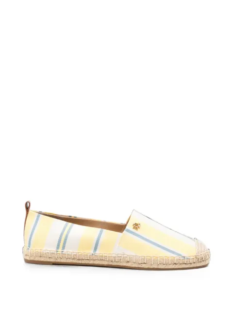 Lauren Ralph Lauren Cameryn III striped-pattern flat espadrilles Yellow 802P10631003