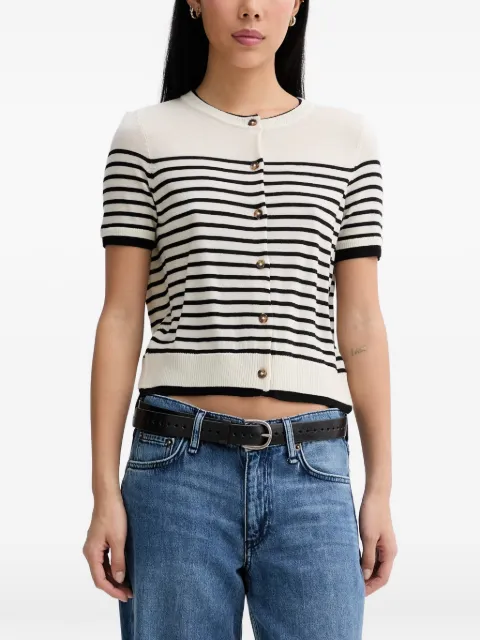 rag & bone Anne short-sleeve cardigan Neutrals RG3726S6MMN