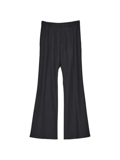 MASU pressed-crease flared trousers Black M26U6PL004