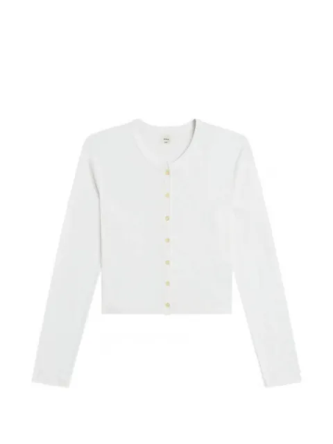 LESET Nando cotton cropped jacket White LJ150ANANDOWHITE