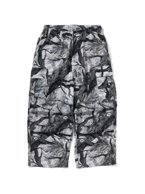 A BATHING APE® Tree Edge camo cargo pants Black 1L80152002