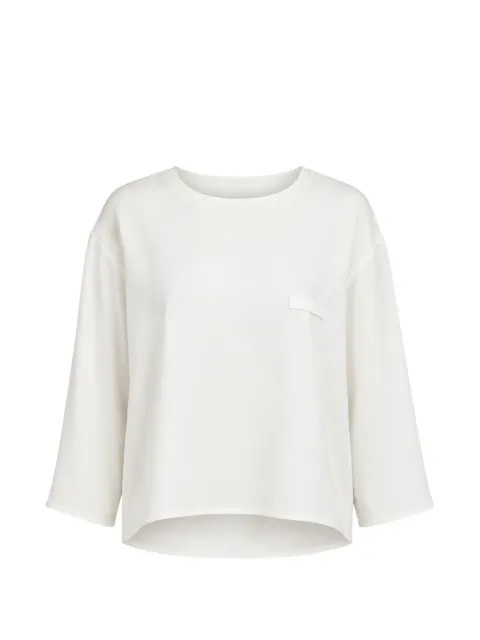 Dusan chest-pocket long-sleeve T-shirt White U2772A