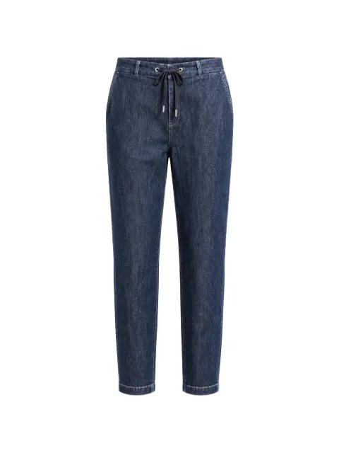 Eleventy drawstring-waistband trousers Blue M80PANK06TET0E0