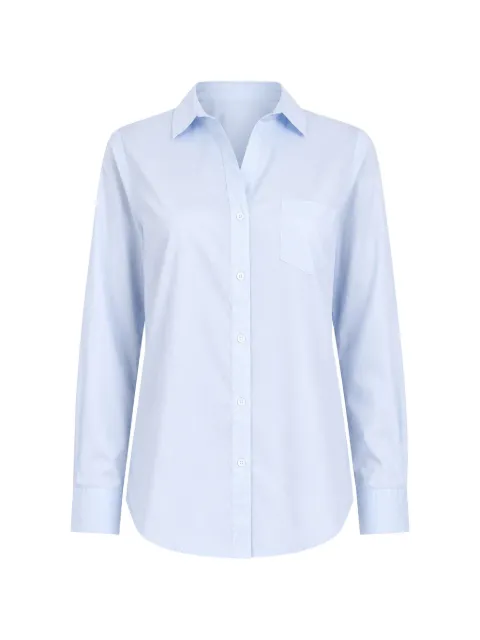 Pharaoh Layla button-down cotton shirt Blue PHA1433SVL
