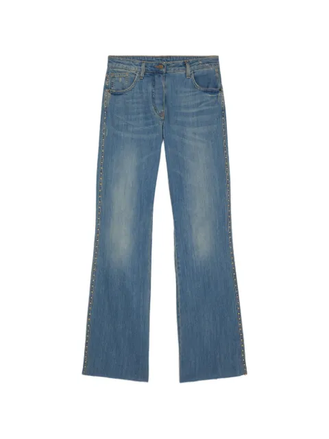 MOMONÌ Fuego stud-embellished jeans Blue 265MMOPA008265MO17B