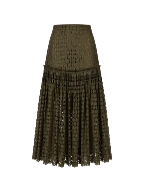 Ulla Johnson Aris lace skirt Green SP260321PIN