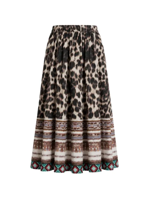 Pierre-Louis Mascia Tetris leopard-print skirt Neutrals TETRISSVGO12799518190101