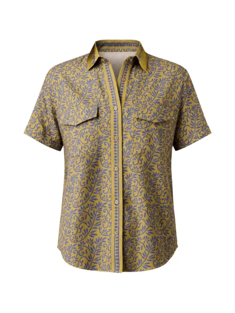 BOTEH Verve floral-print shirt Yellow BBA260144CHARTREUSE
