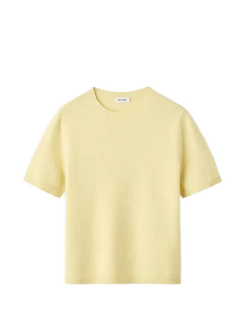 Soft Goat short-sleeve knitted sweater Yellow FW25SF2000412099