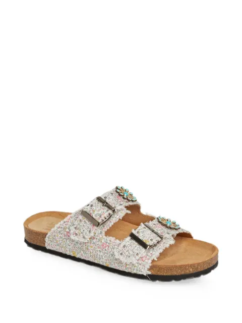 Faliero Sarti buckled sandals White E26501799710