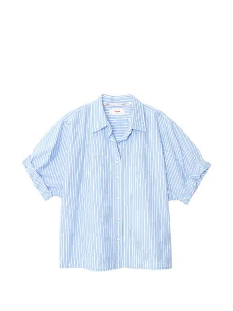 Xirena Teddy striped shirt Blue X5TNS050BLPD