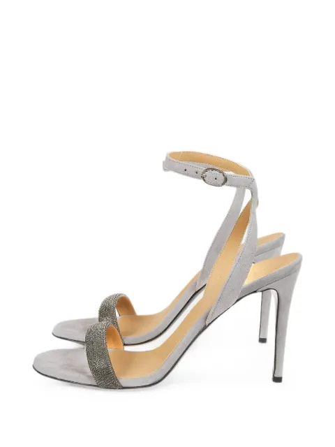 Eleventy embellished buckled sandals Grey M82SCAM12SCA0M037