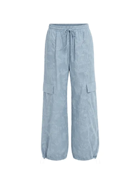 SIMKHAI Georgiana embroidered cargo pants Blue 2264140FJ