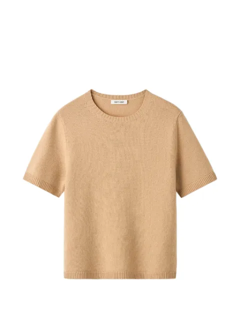 Soft Goat oversized knitted T-shirt Neutrals FW25SF2000412073