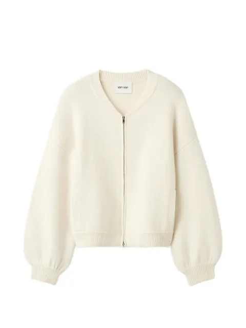 Soft Goat zip-up cardigan Neutrals 2476610086