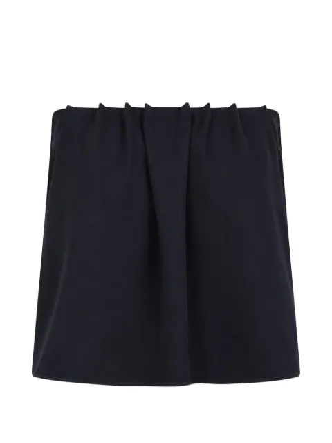 House Of Dagmar pleated tube top Black 261F115