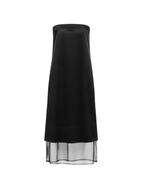 Esse Cartia column midi dress Black 014DRESS21