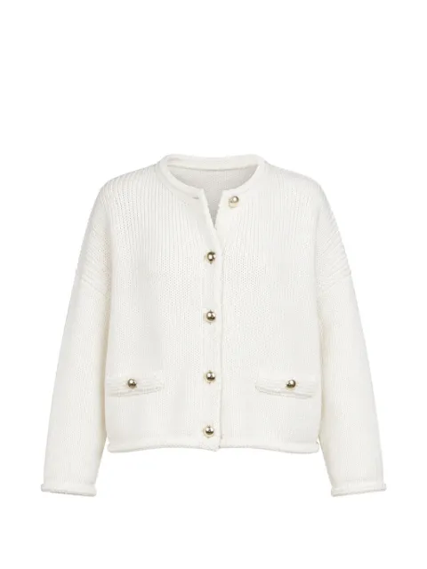 SABLYN Charlene button-up cardigan White CHARLENEF2601GDN