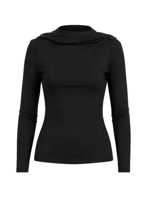 Esse Solina cowl-neck top Black 014TOP3