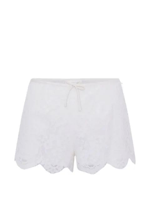 LoveShackFancy Lavadine lace shorts White LP1963139IVORY