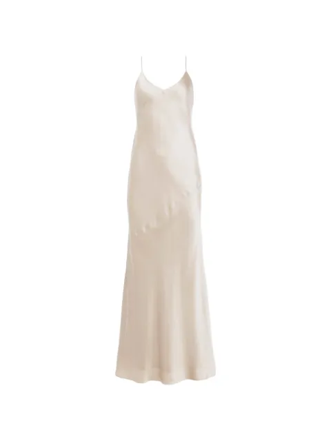 L'Agence Serita silk slip dress Neutrals 61078CLWCHMP