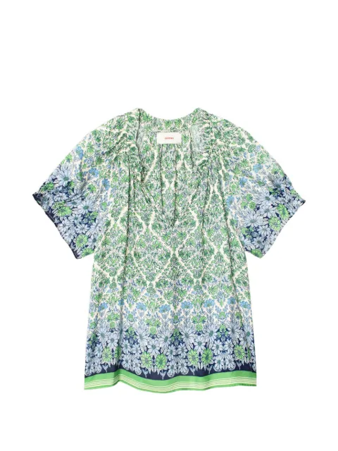 Xirena Aivy floral-print blouse Green X5SGF046