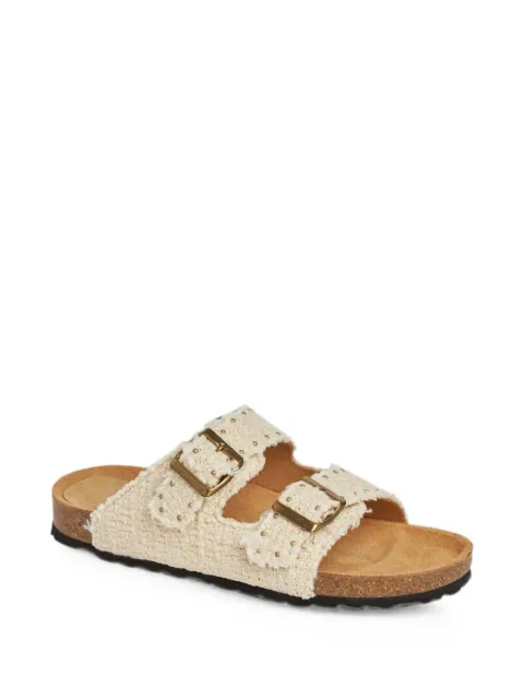 Faliero Sarti x Taji Ciabatta Summer sandals Neutrals E265017