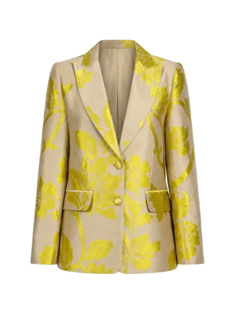 Maurizio Massimino floral-jacquard blazer Neutrals SS26GIORGIA1134