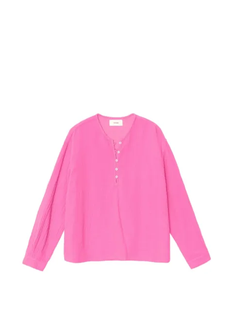 Xirena Cara long-sleeve blouse Pink X5CHG053PKSN