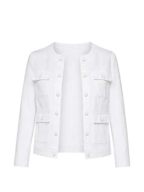 L'Agence Yari collarless jacket White 1646KDWWHIT