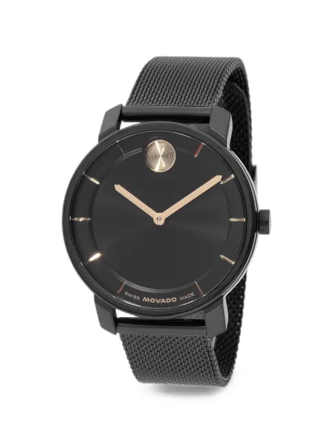 Movado Bold Evolution 34mm mesh watch Black 3600923