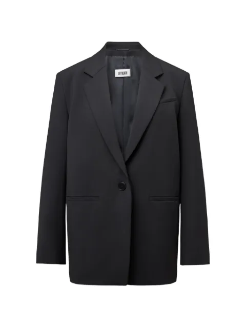 Drykorn Mowtie_N single-breasted blazer Black MOWTIEN190029