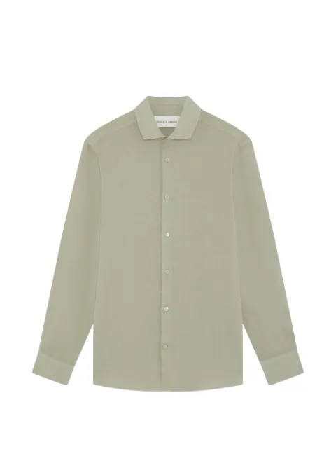 Frescobol Carioca Antonio linen shirt Green 2534961