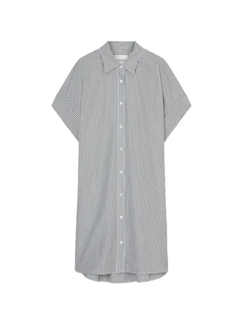 Closed striped cotton midi shirt dress White C9843122HST