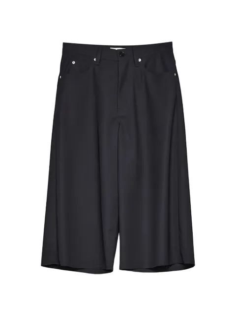 MASU raw-cut tailored shorts Black M26U6PS003