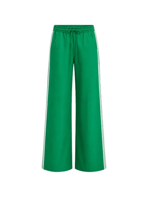 Sprwmn side-stripe drawstring track pants Green BTM022LKGWH