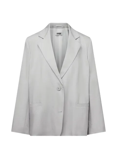 Drykorn Iverly single-breasted blazer Grey IVERLY126093