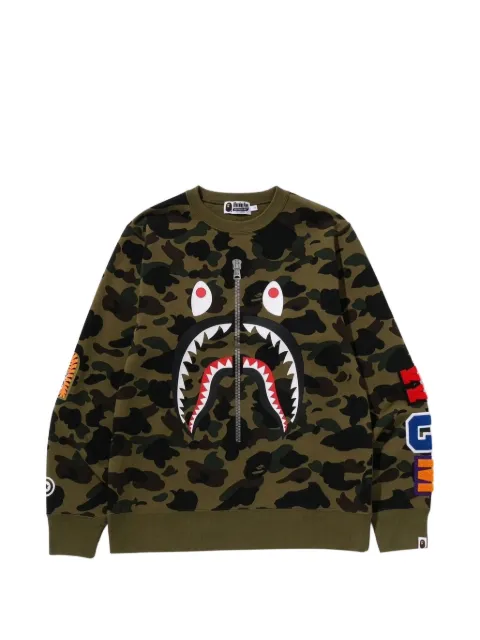 A BATHING APE® 1st Camo Shark sweatshirt Green 1L80113011