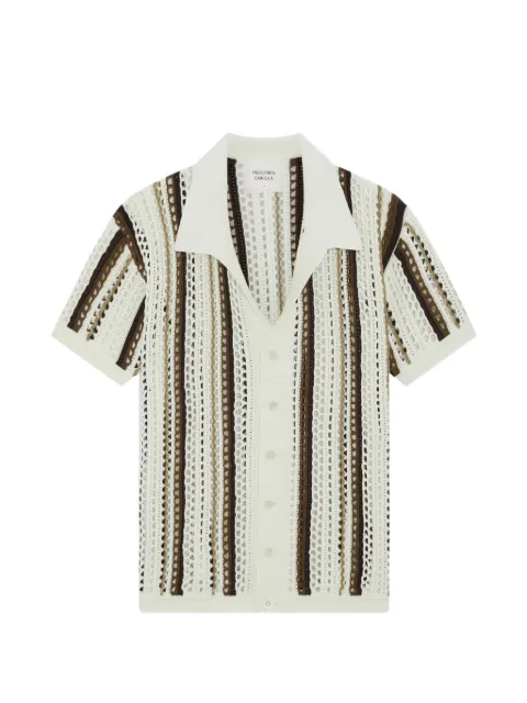 Frescobol Carioca Pinto crochet shirt Neutrals 2860965