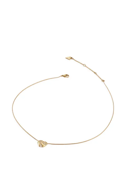 GUESS USA heart-pendant necklace Gold JUBN04501JW